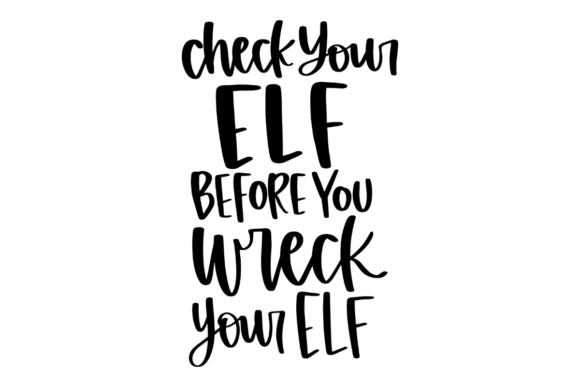 Check Your Elf: A Festive Embroidery Design with Personality