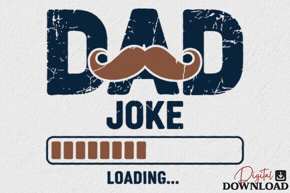 Dad Joke Loading SVG: A Lighthearted Embroidery Pick for Dads and Designers