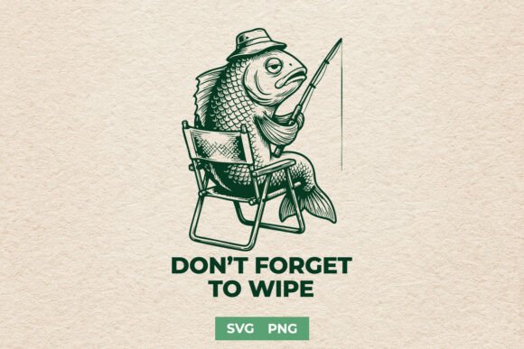 Don’t Forget to Wipe SVG – Funny Fishing: A Designer’s Honest Take