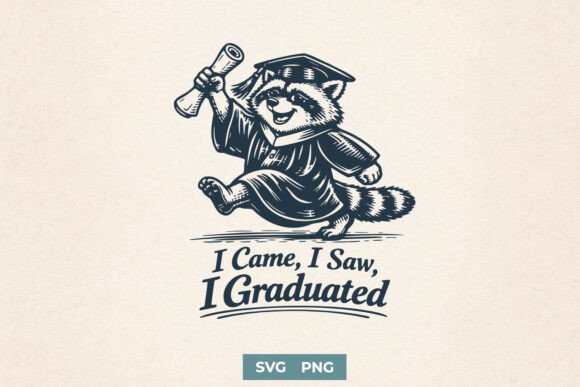 Embroidery Review: I Came I Saw I Graduated SVG - Funny PNG