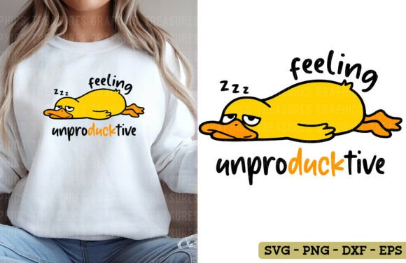 Funny Duck SVG PNG for Real Embroidery Projects