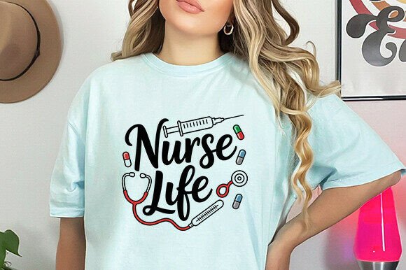 Nurse Life SVG: A Humorous Touch for Medical-Themed Embroidery