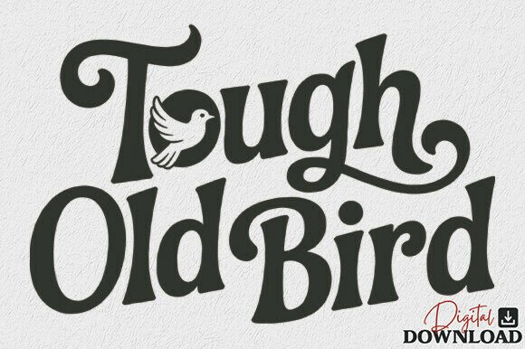 Reviewing Funny Grandma SVG Tough Old Bird SVG for Real Embroidery Use