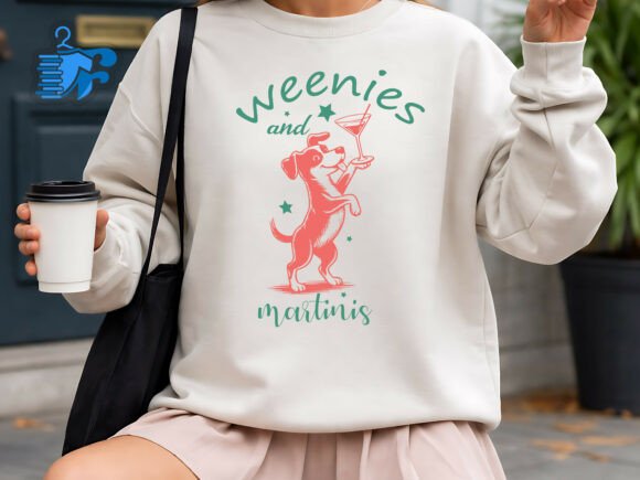 Reviewing Weenies and Martinis SVG, Funny Dachshun for Real Embroidery Projects