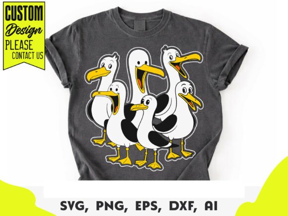 Seagull Mom Mom Mom SVG: A Designer’s Take on This Funny Mother’s Day Design